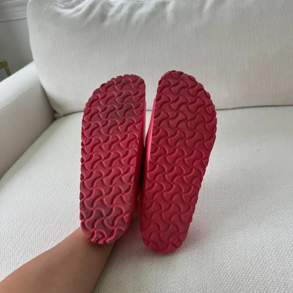 Birkenstock arizona pink sandals hardly